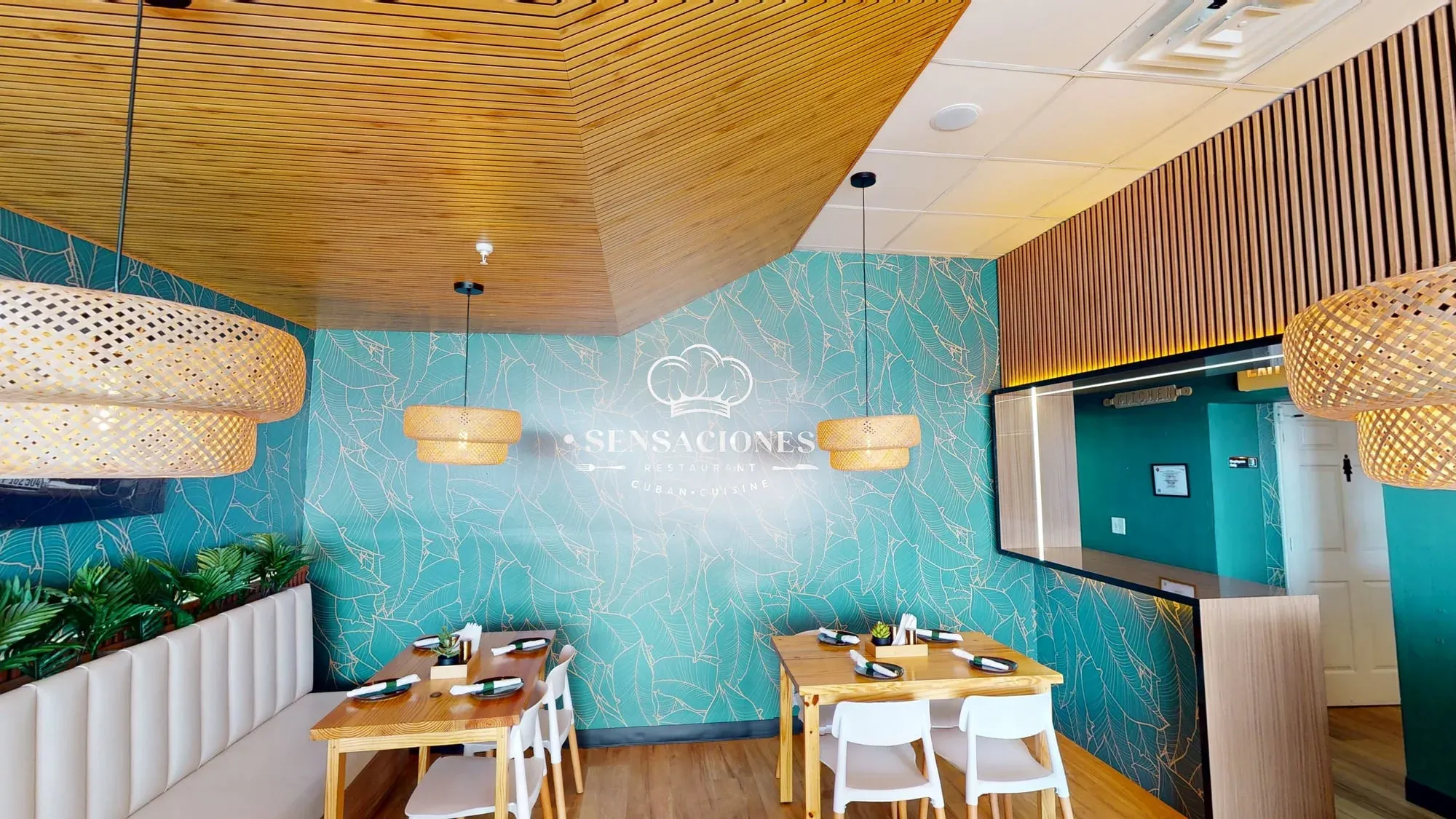 Family-friendly dining space at Sensaciones restaurant